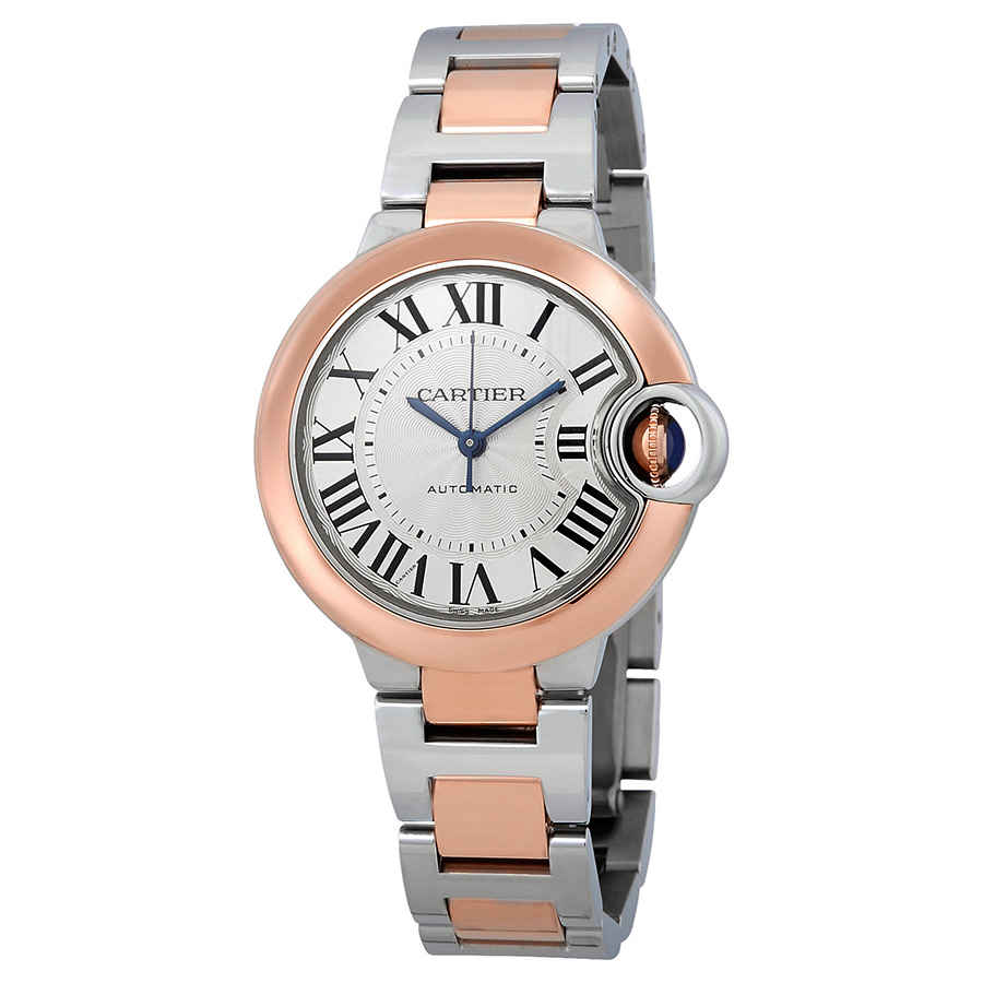 Cartier Ballon Bleu De Cartier Automatic Silver Dial Ladies Watch W2BB0023
