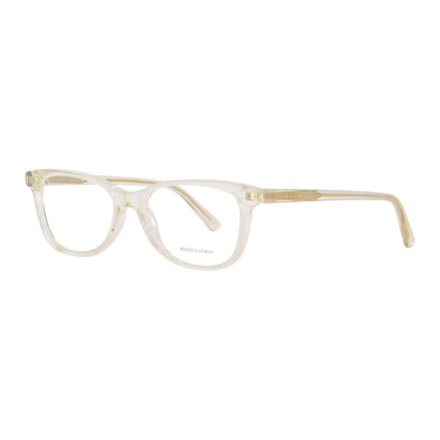 Bottega Veneta Ladies Beige Square Eyeglass Frames BV1028O 004