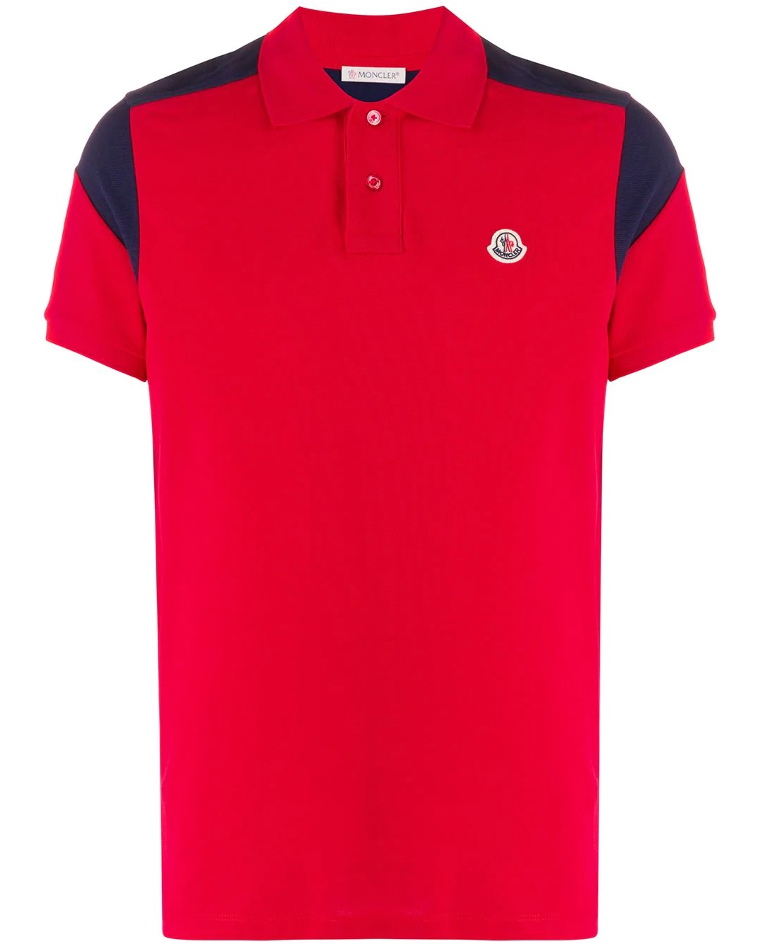 red moncler polo