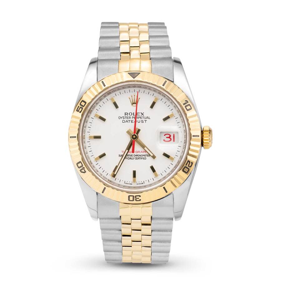 Preowned Rolex Datejust Automatic White Dial Unisex Watch 116263 WSJ