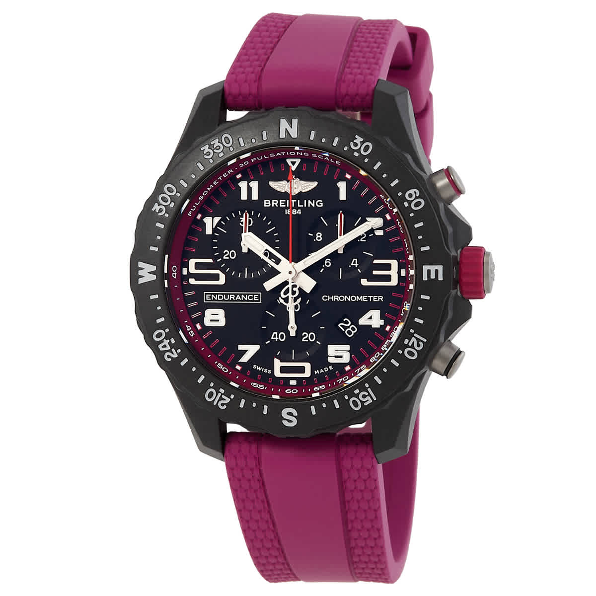 Breitling Endurance Pro Chronograph Quartz Black Dial Mens Watch X83310F61B1S1 2250$