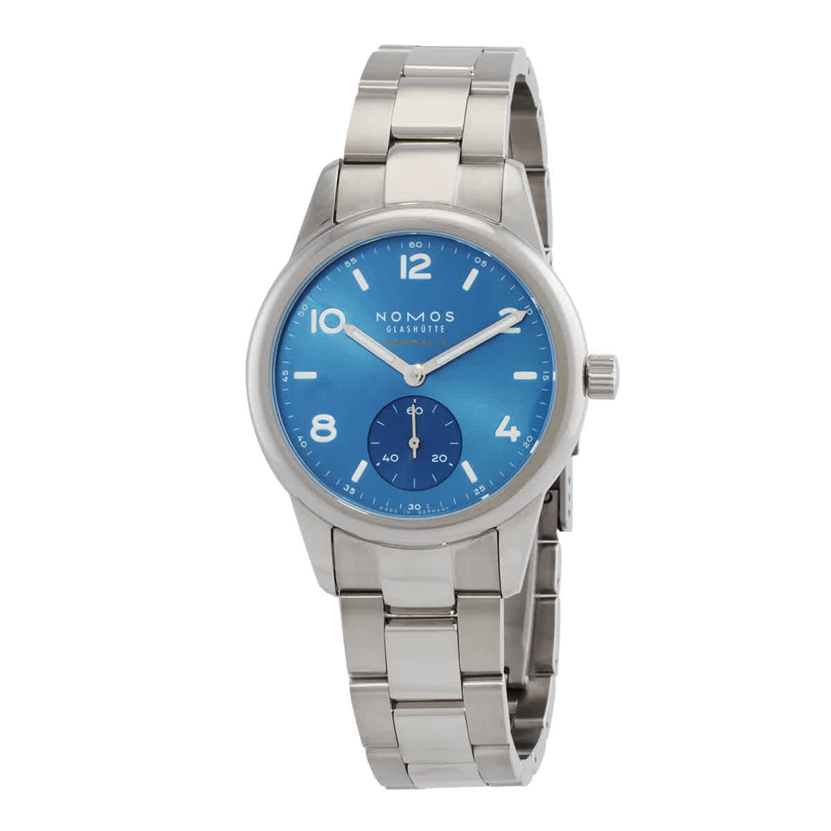 Nomos Club Sport Neomatik Automatic Polar Blue Dial Mens Watch 750