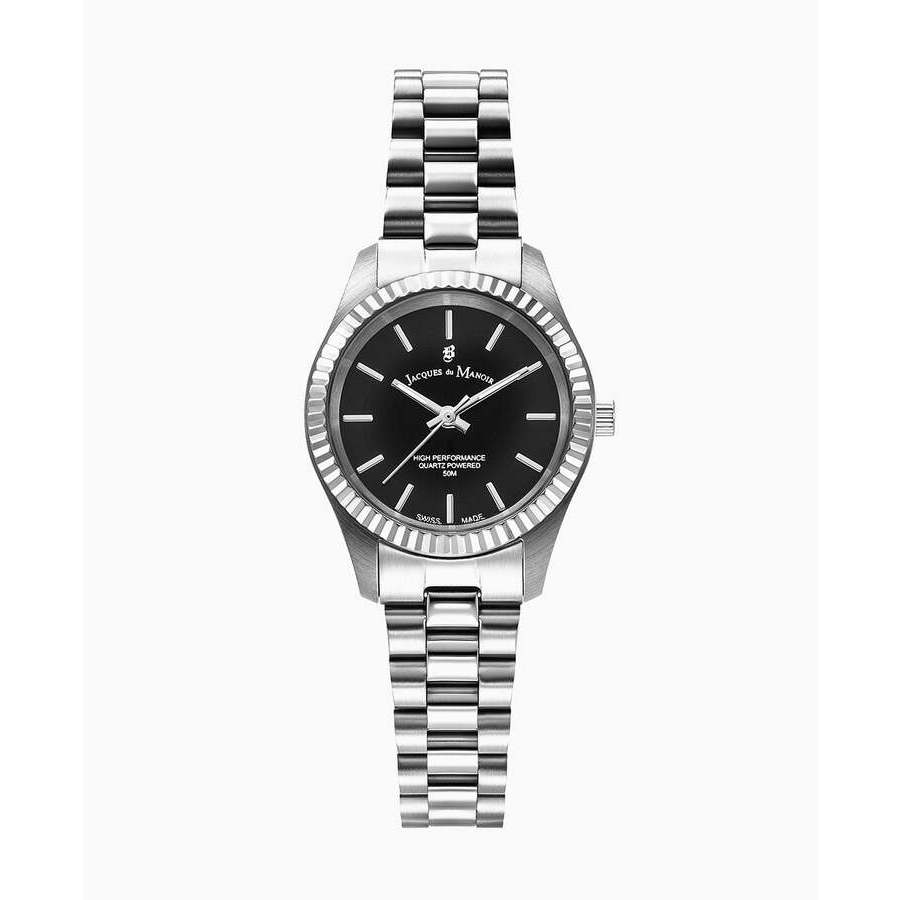 Jacques Du Manoir Inspiration Prime Black Dial Ladies Watch JWL04001