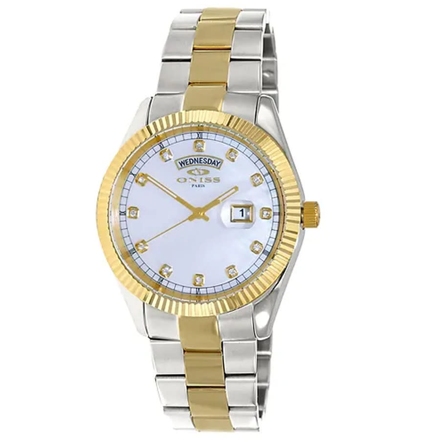 Oniss ONZ3881 White Dial Mens Watch ON3881-2TWT
