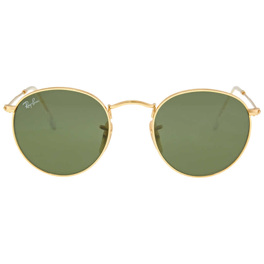 Ray Ban Round Metal Crystal Green 