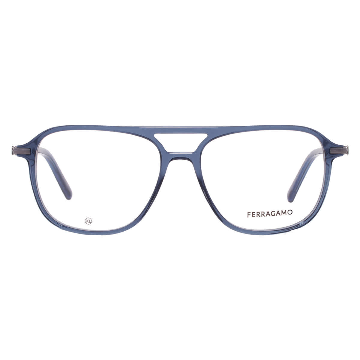 Salvatore Ferragamo SF3006 432 Men's Glasses Blue Size 56 - Free Lenses - Blue Light Block Available