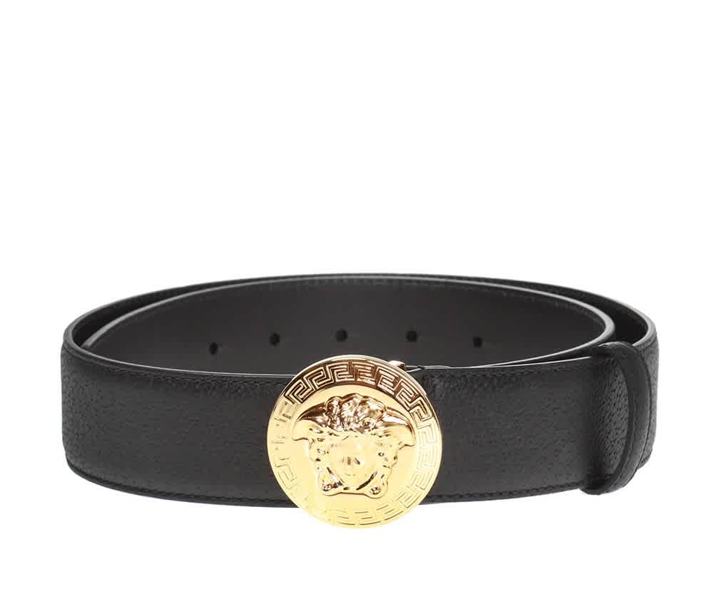 Versace Medusa-plaque dog collar, Black