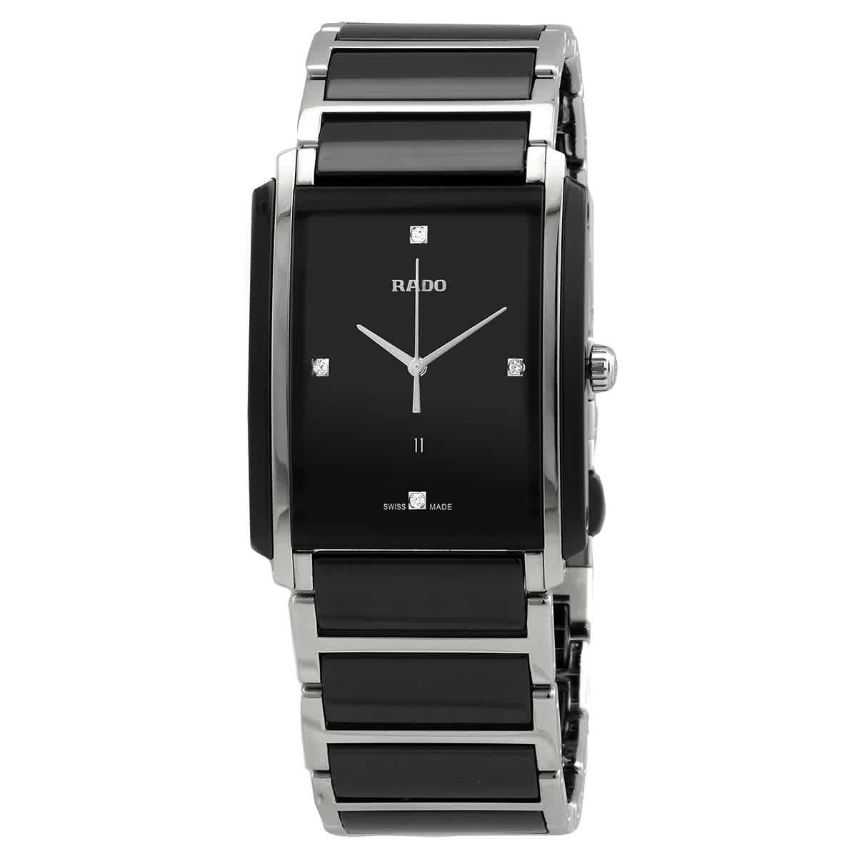Rado Integral Jubile Black Dial Black Ceramic Watch R20206712 1998$