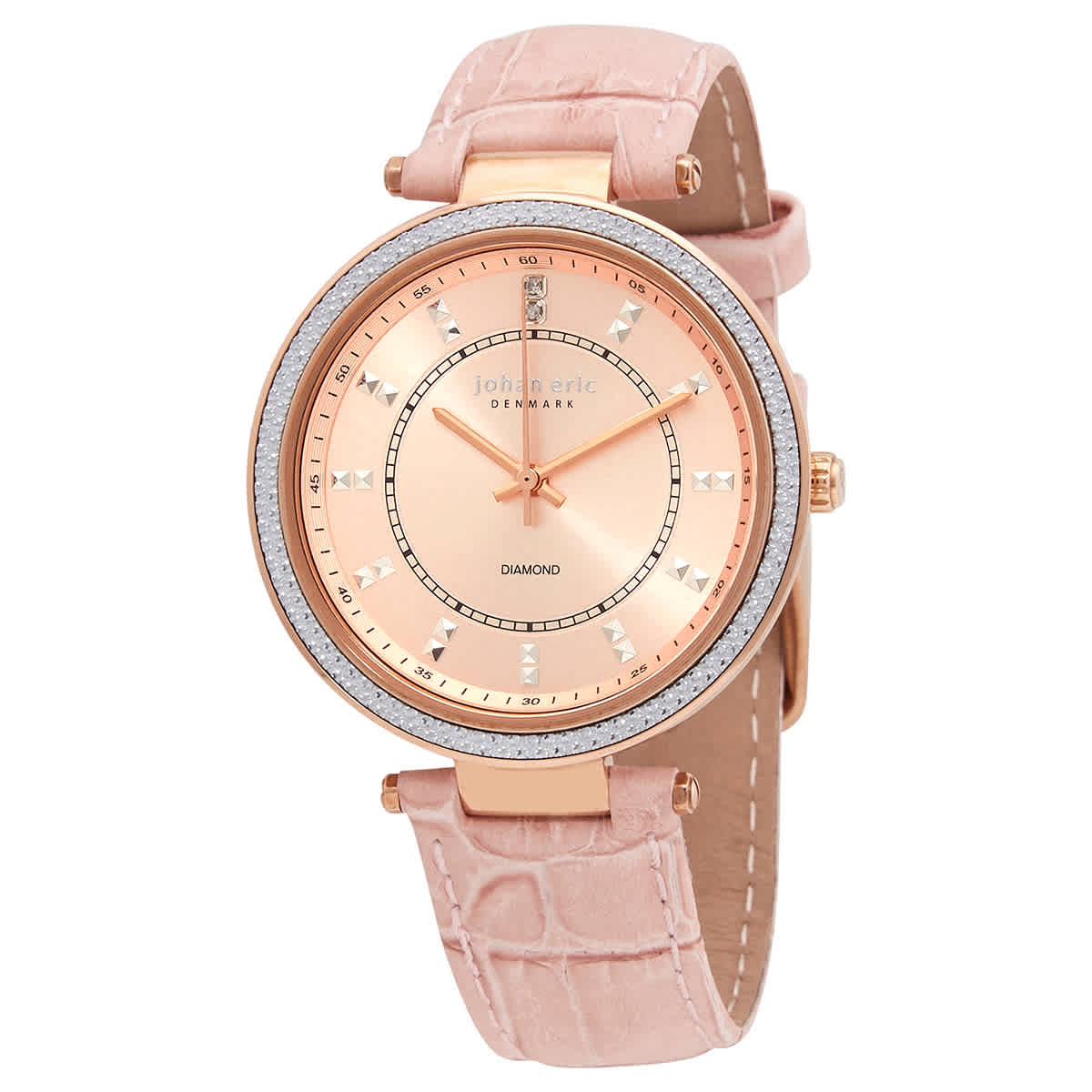 Johan Eric Ballrup Pink Dial Ladies Watch JE1000B-09-009 166$