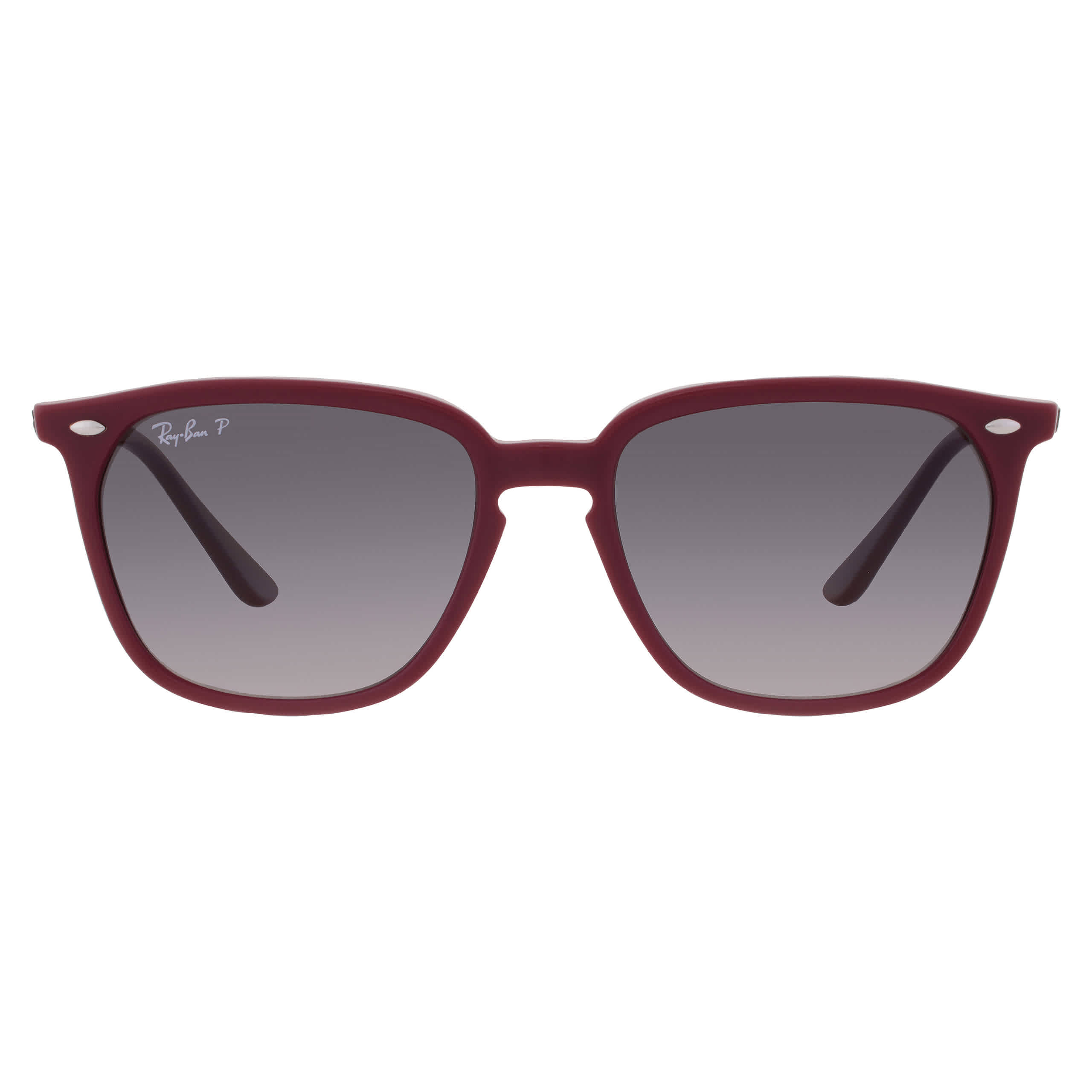 Ray Ban Gray Gradient Polarized Square Unisex Sunglasses 0RB4362 6383T3 55