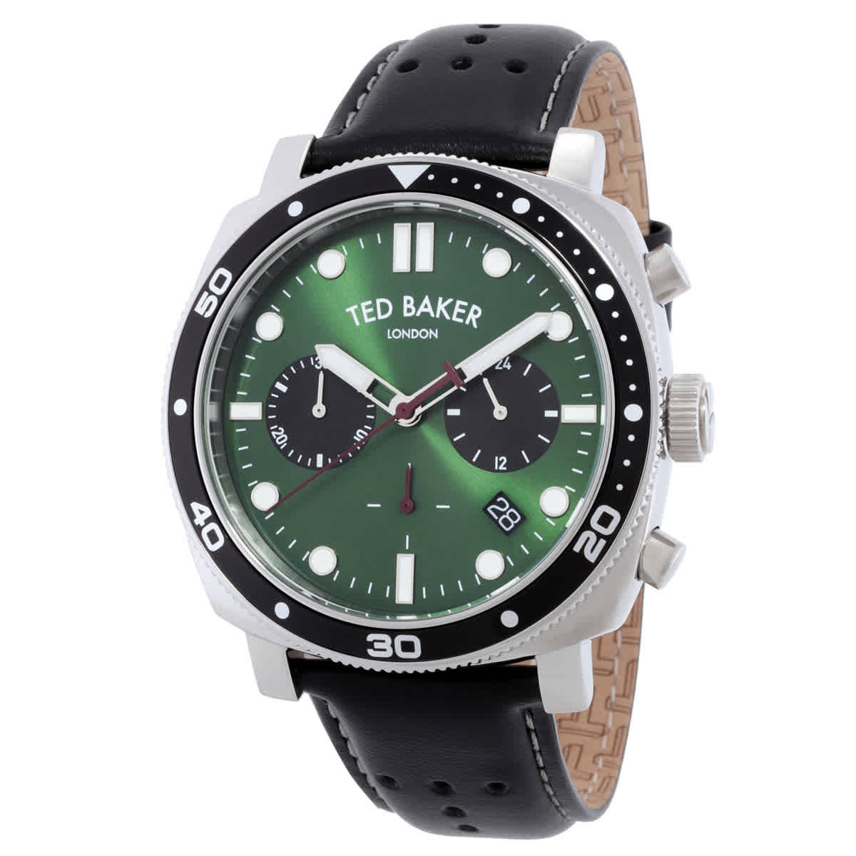 Ted Baker Caine Urban Chronograph Quartz Green Dial Mens Watch BKPCNF3019I 73$