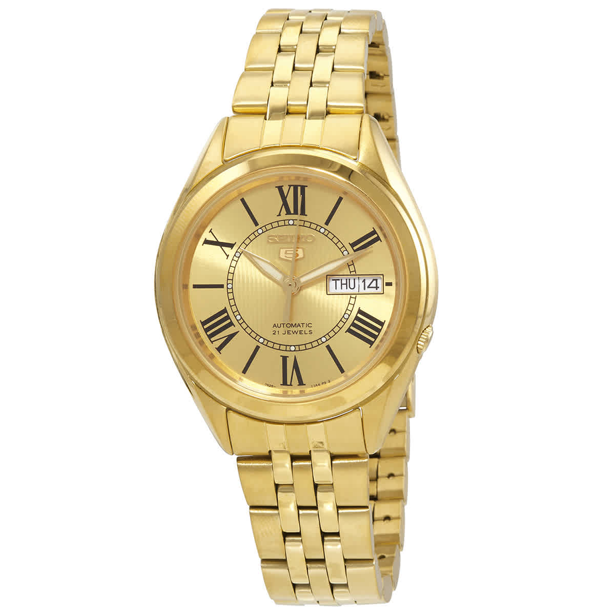Seiko 5 Automatic Gold Dial Mens Watch SNKL38 190$