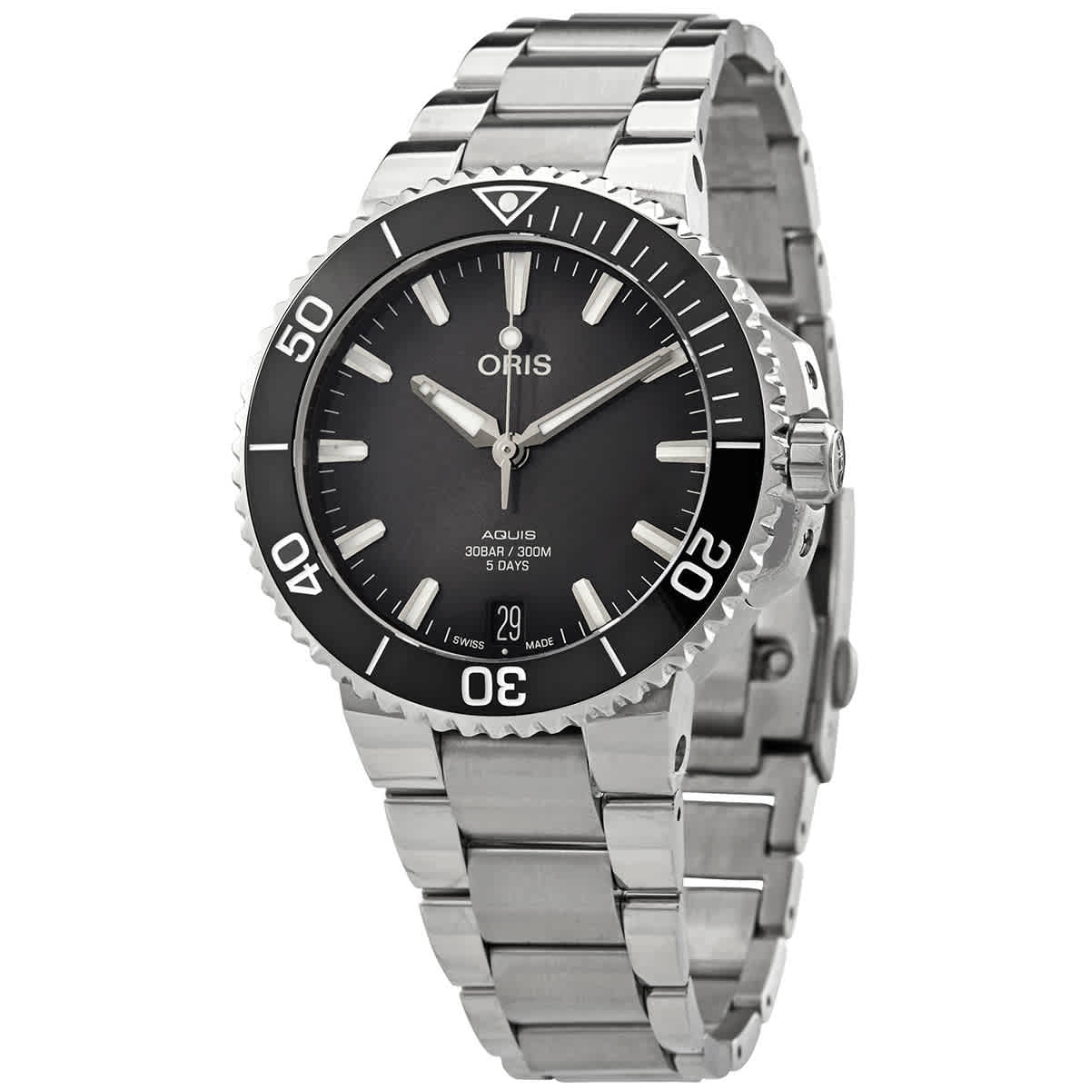 Oris Aquis Automatic Black Dial Mens Watch 01 400 7769 4154-07 8 22 09PEB