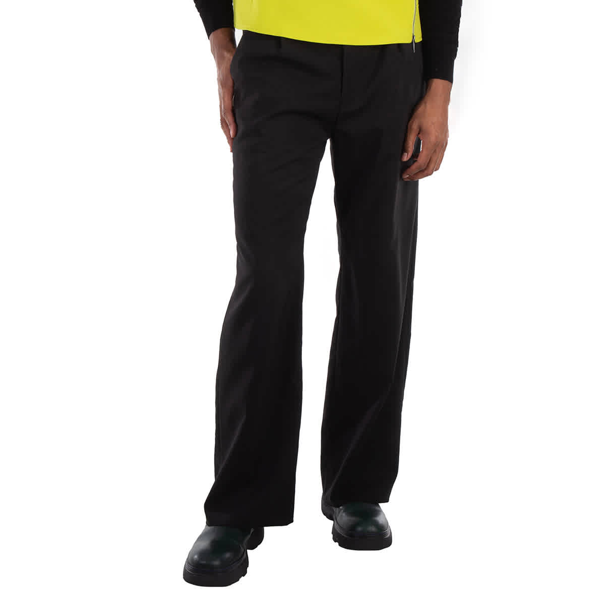 パンツ EMPORIO ARMANI 19SS BLACK TAPERED SLACKS Emporio Armani Black Classic Tailored Trousers | eBay