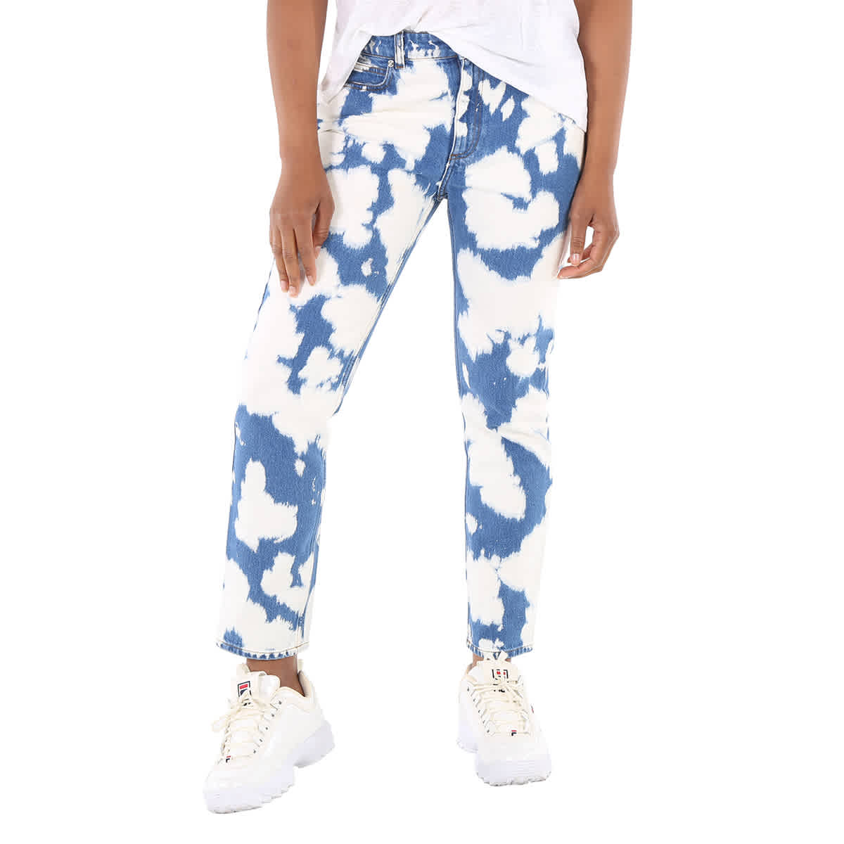 Womens Burberry blue Monogram Print Jeans