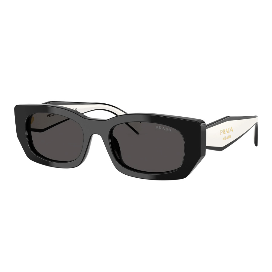 Prada Woman Sunglass PR B05S -  Frame color: Black, Lens color: Dark Grey