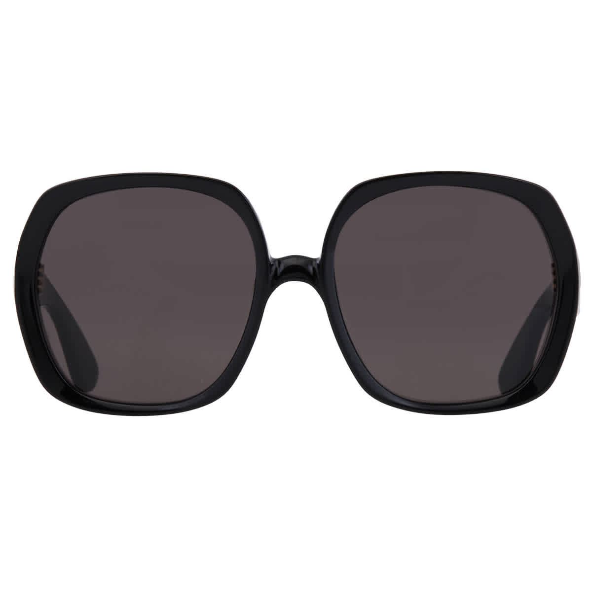 Tom Ford Saffron Smoke Square Ladies Sunglasses FT1221 01A 60