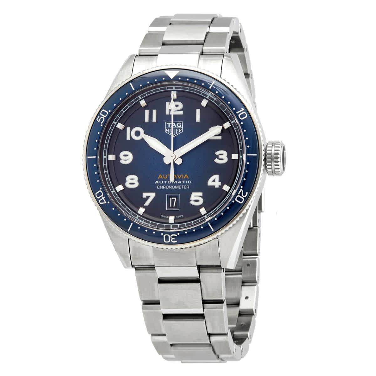 Tag Heuer Autavia Automatic Smoky Blue Dial Watch WBE5116EB0173 3100$