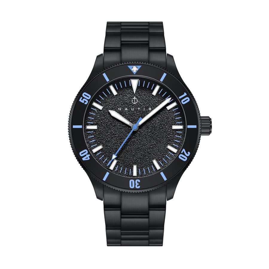 Nautis Deacon Black Dial Mens Watch NAUN101-4