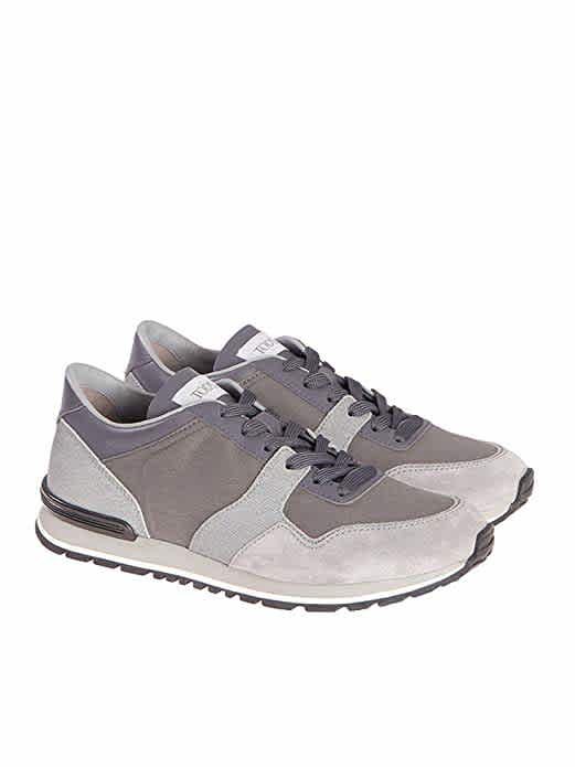 Leather Sneakers in Fog/Tar/Cement | eBay