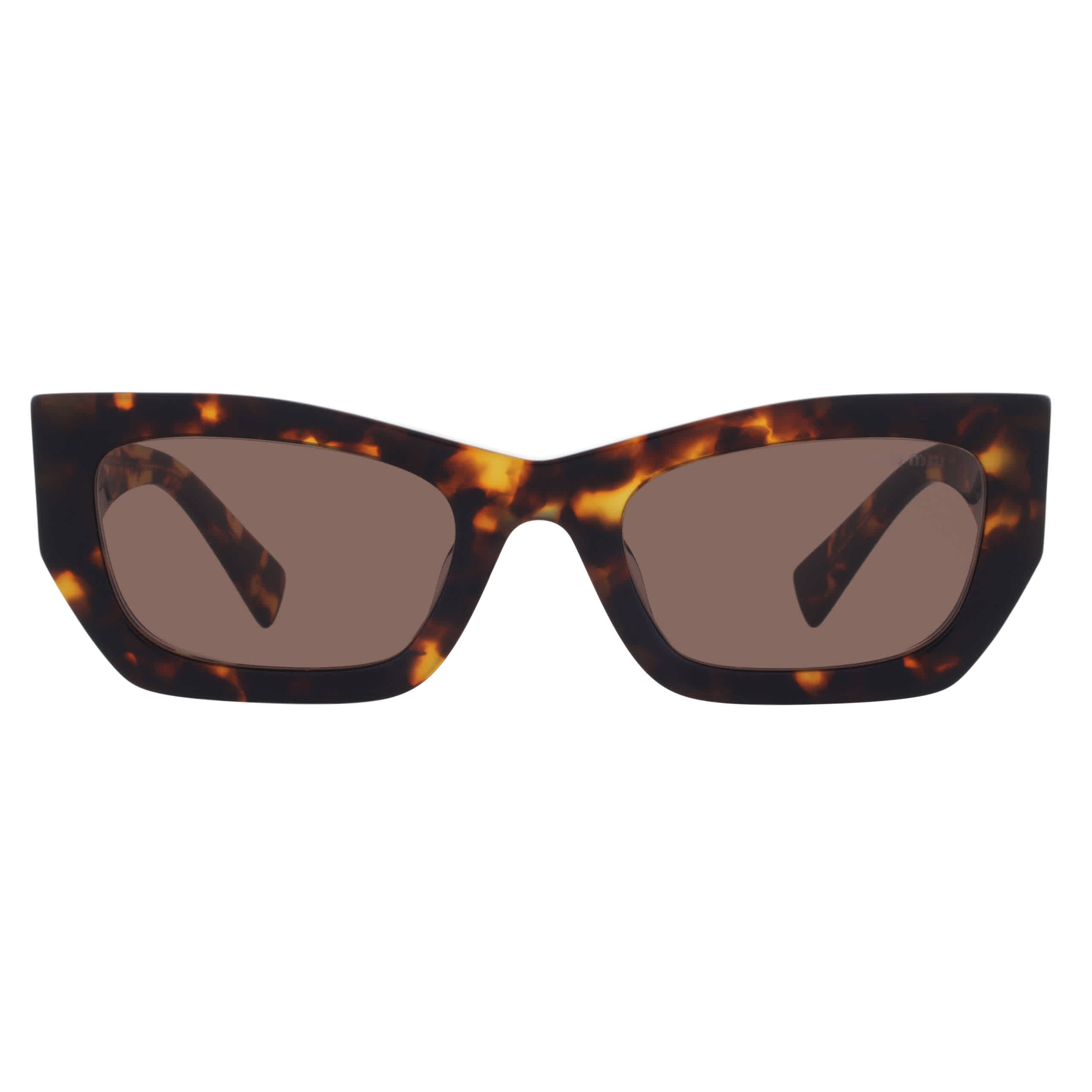 Miu Miu Woman Sunglass MU 09WS -  Frame color: Honey Havana, Lens color: Dark Brown