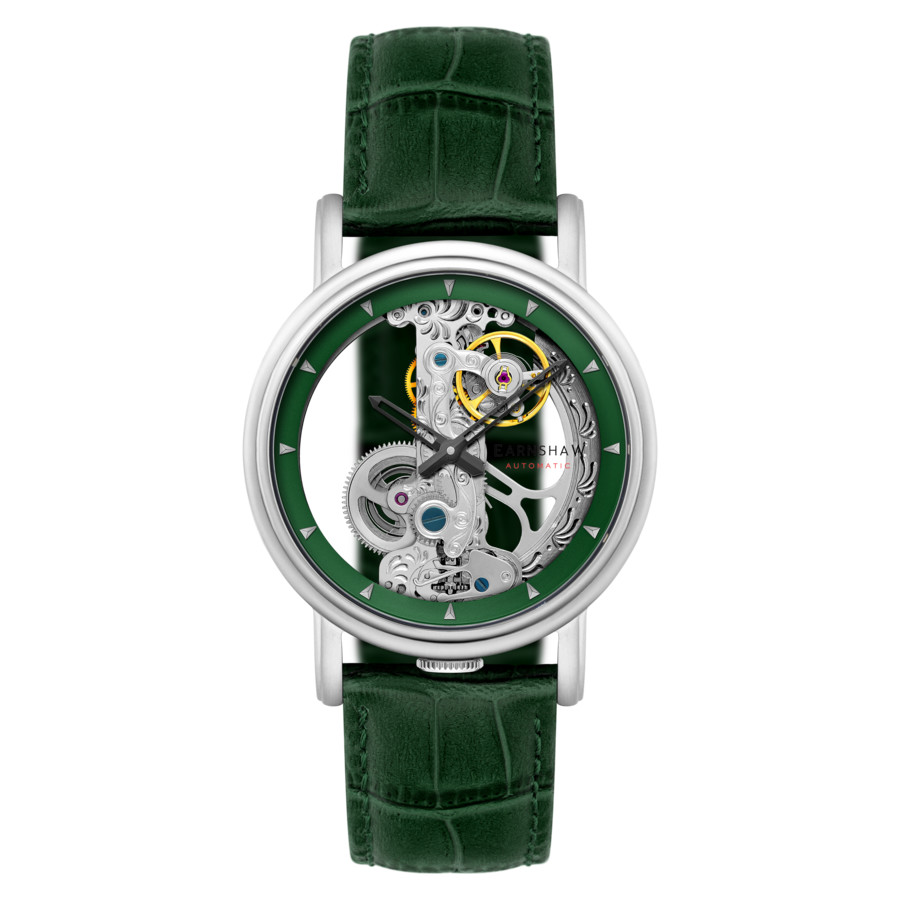 Thomas Earnshaw Fowler Bridge Green Dial Mens Watch ES-8225-05 139$