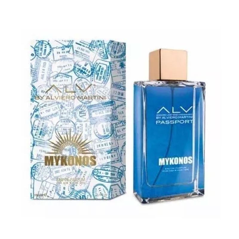 Alviero Martini Unisex Passport Mykonos EDP 3.4 oz Fragrances 8054956598014