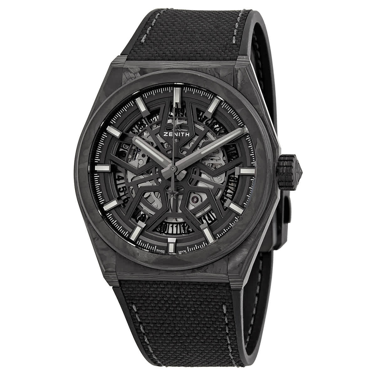 Zenith Defy Classic Black Carbon Automatic Mens Watch 10.9000.670/80.R795