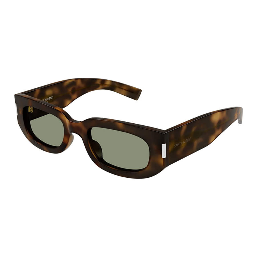 Saint Laurent Unisex Black Rectangular Sunglasses SL697 002