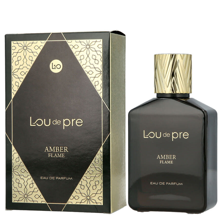 Lou de Pre Mens Amber Flame EDP Spray 3 oz Fragrances 5903719645836