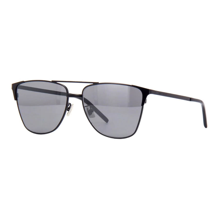 Saint Laurent Unisex Black Square Sunglasses SL280 002