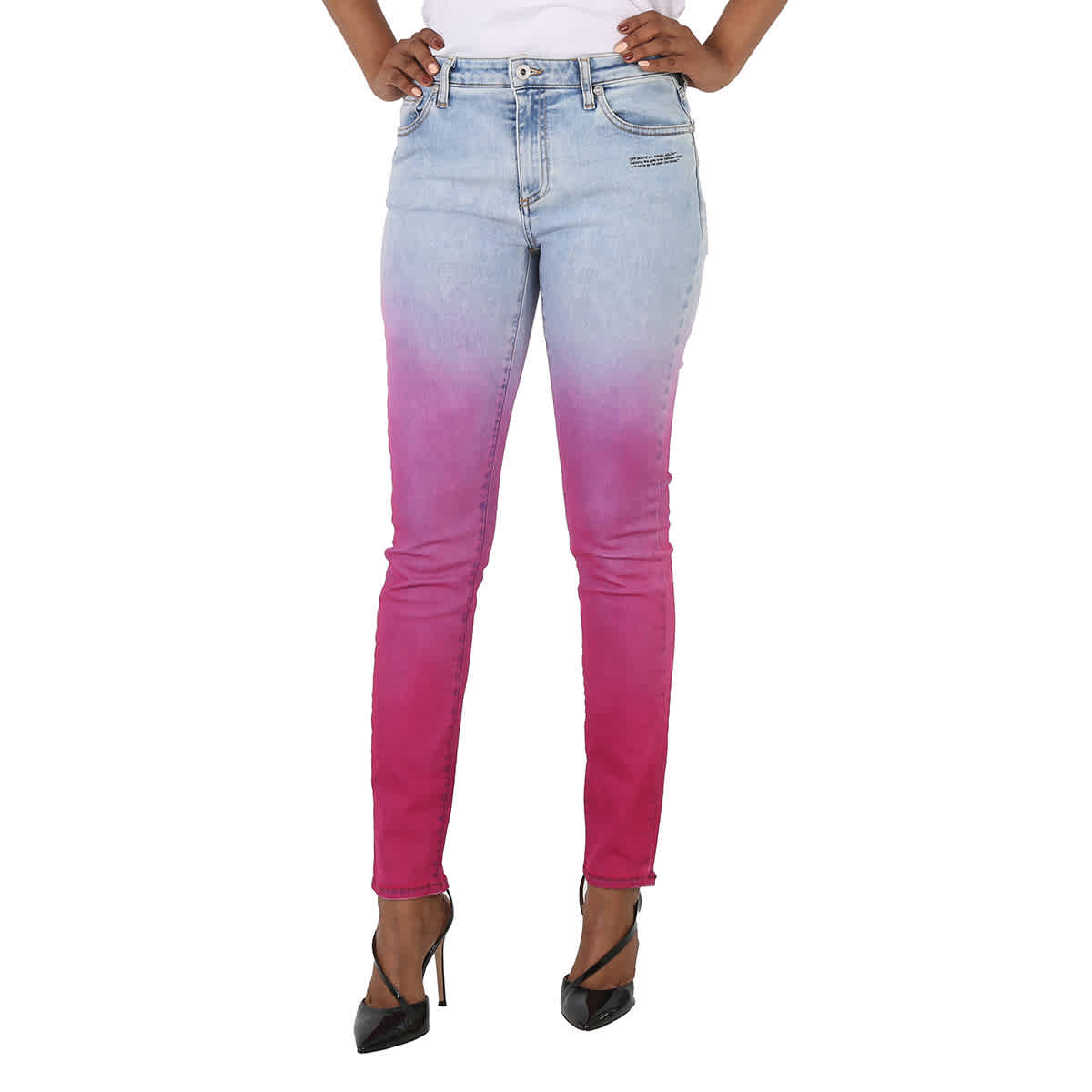 Off white pink blue clearance