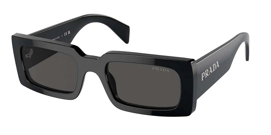 Prada Dark Grey Rectangular Ladies Eyeglasses PR A07SF 1AB5S0 54 280$
