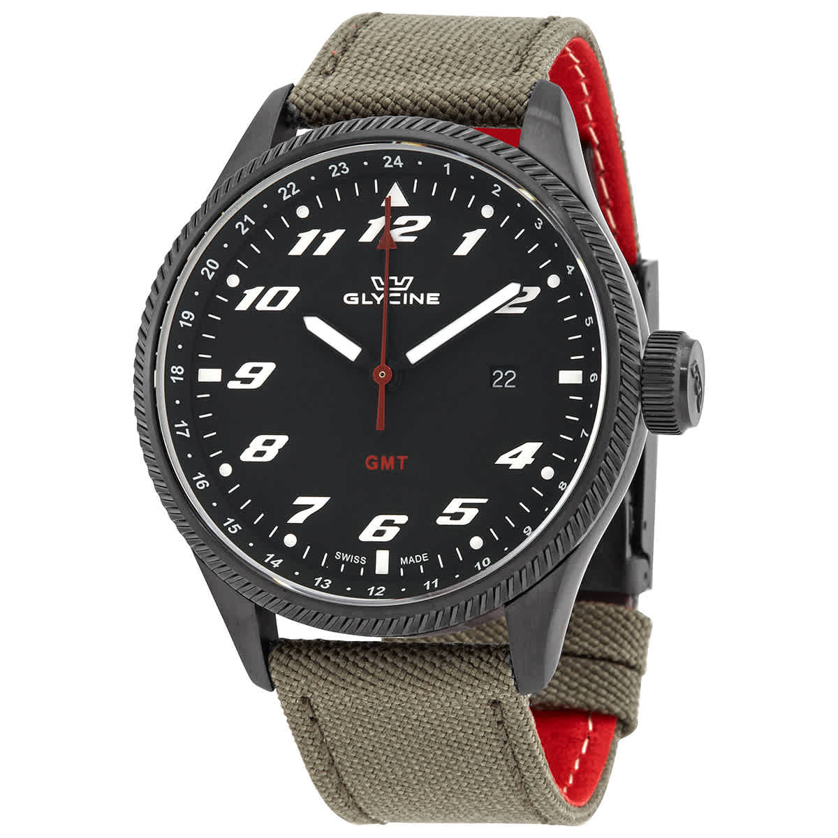 Watch gl. Glycine Airman GMT.