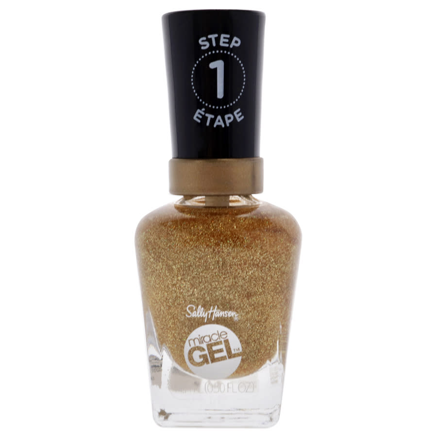 Sally Hansen Ladies Miracle Gel Nail Polish 05 Oz 155 Five Golden Blings Nails 074170462425 10$