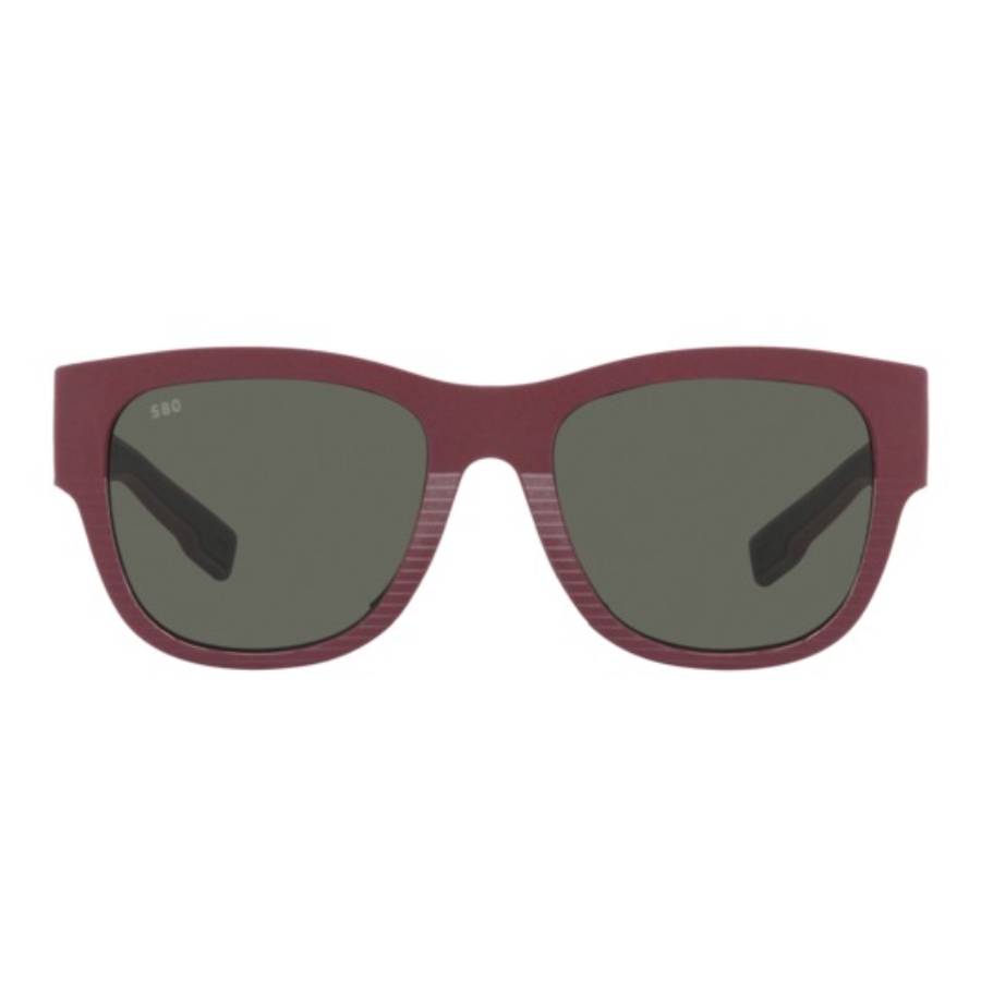 Costa Del Mar Costa Caleta Net Plum Frame Sunglasses w/Grey 580G Lenses 06S9084-90840155