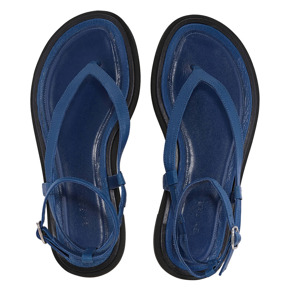 By Far Ladies Deep Blue Cece Sandals