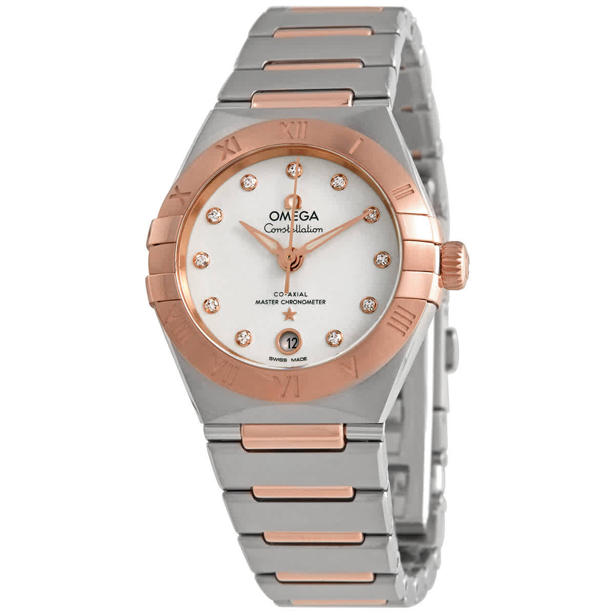 Omega Constellation Manhattan Co-Axial Master Chronometer 29 mm Diamond Ladies Watch 13120292052001 7650$