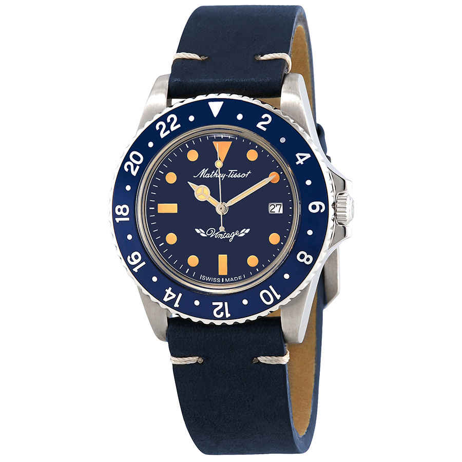 Mathey-Tissot Mathey Vintage Quartz Blue Dial Mens Watch H900ALBU