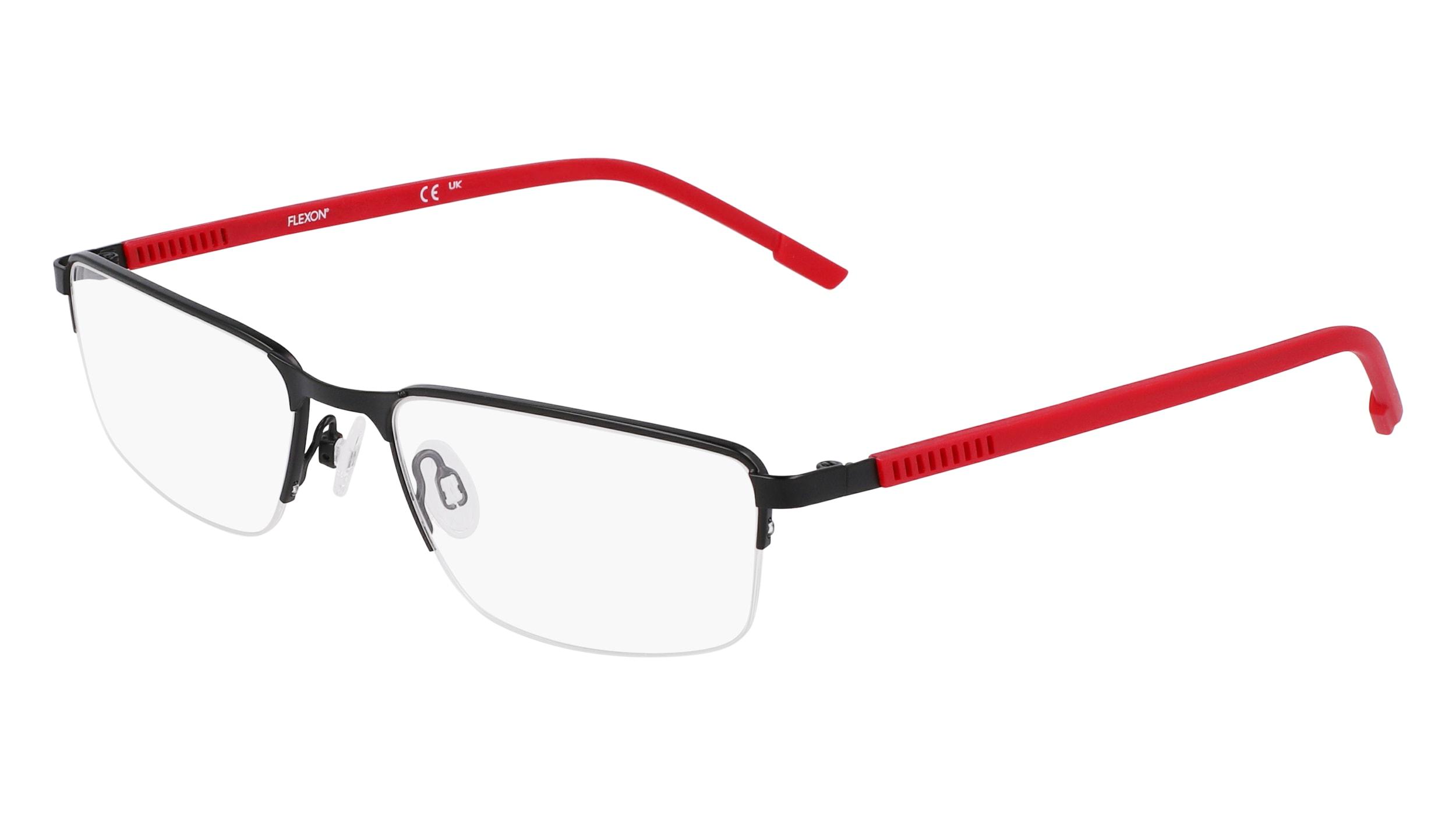 Flexon Demo Rectangular Mens Eyeglasses FLEXON E1146 004 54