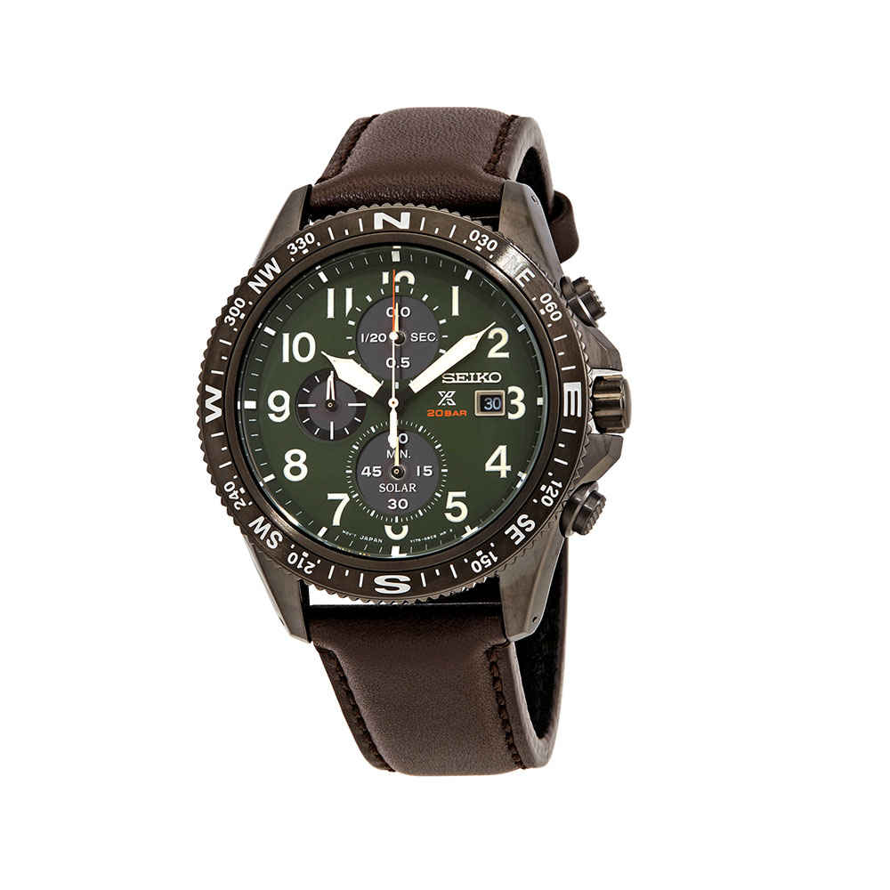 seiko solar green dial