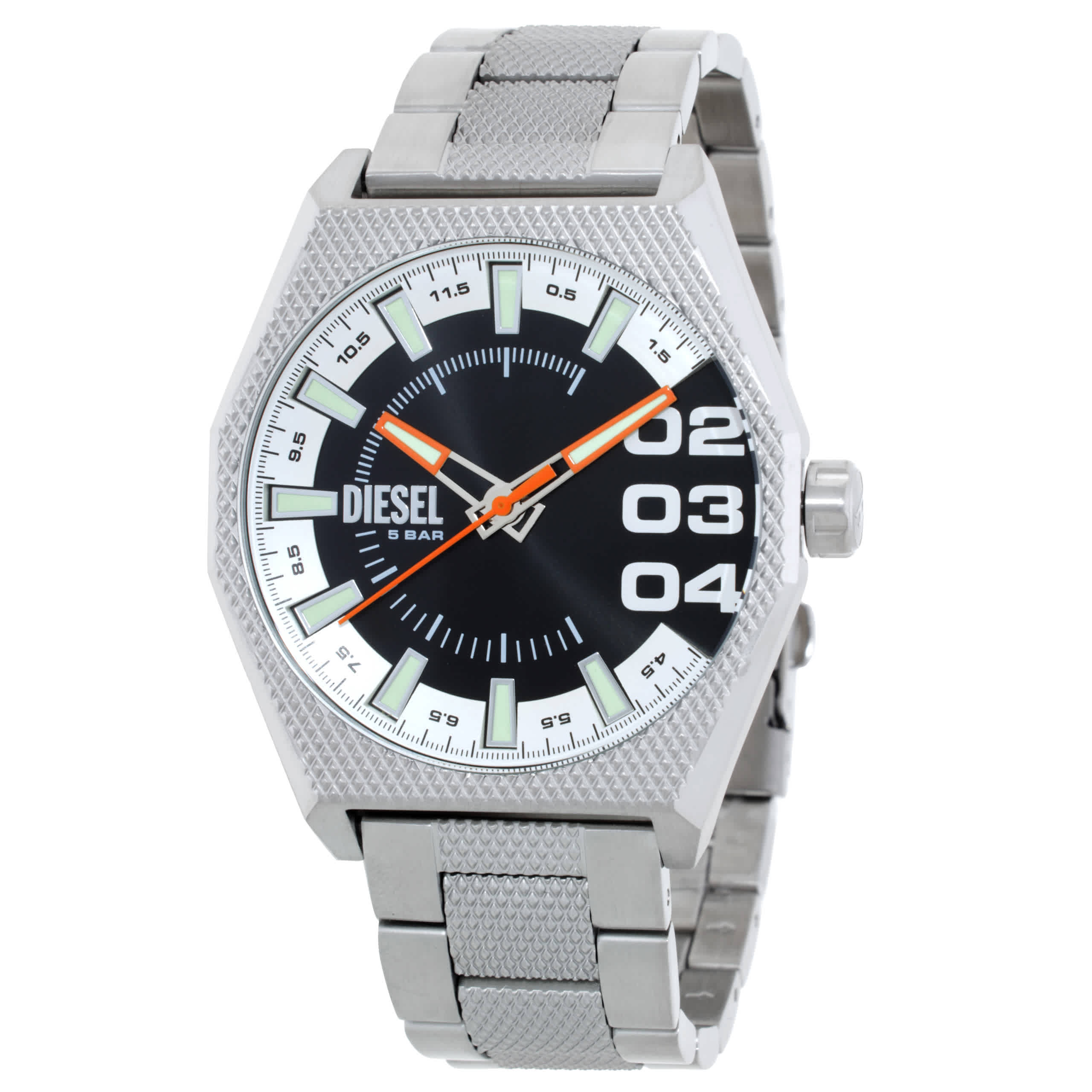 Diesel Scraper Quartz Black Dial Mens Watch DZ2172 78$