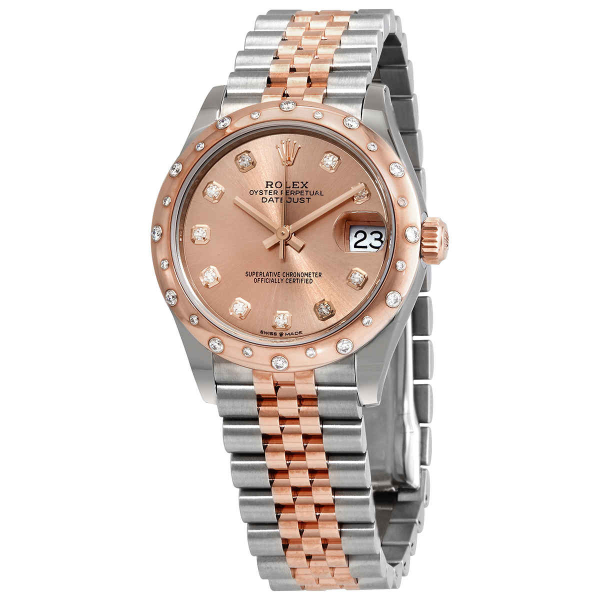 lady datejust 31 rose gold