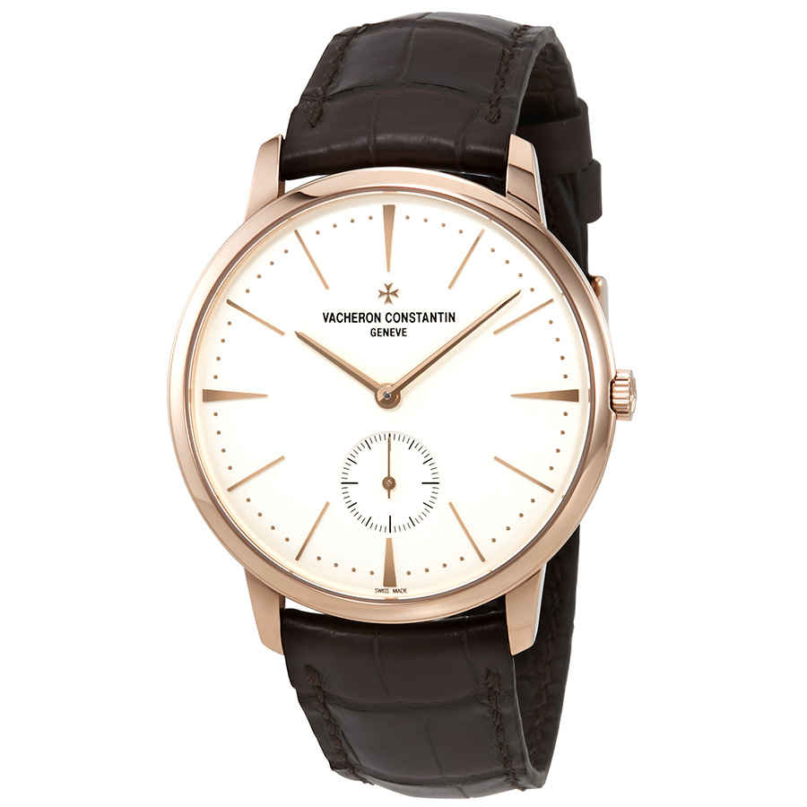 Vacheron Constantin Silver Dial 18kt Rose Gold Mens Watch 1110U000R-B085 19045$