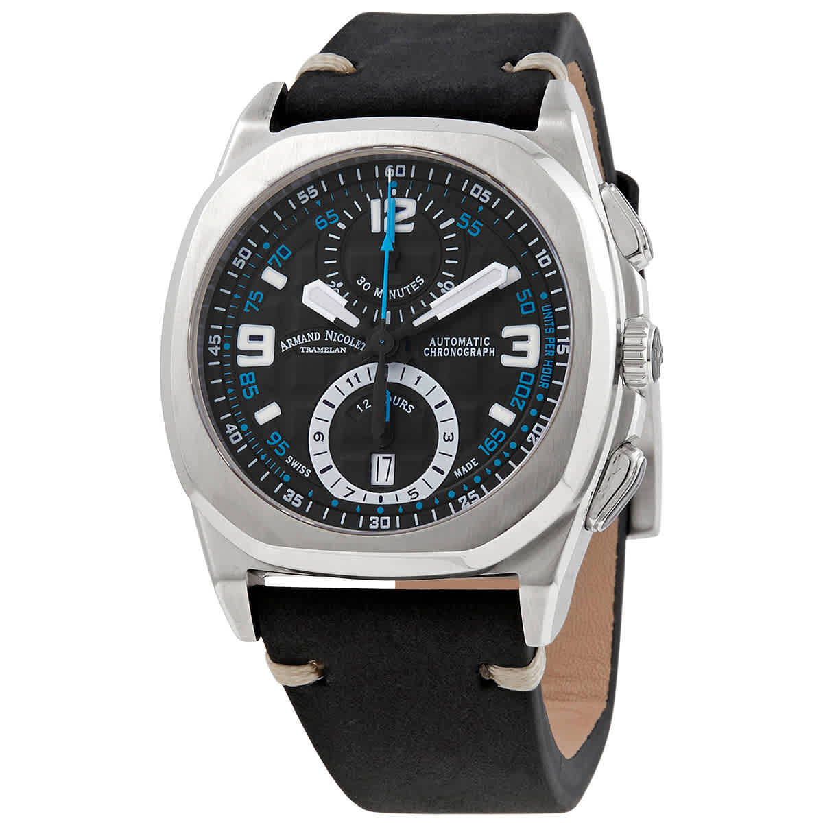 Armand Nicolet JH9 Chronograph Automatic Black Dial Mens Watch A668HAA-NZ-PK4140NR 1380$
