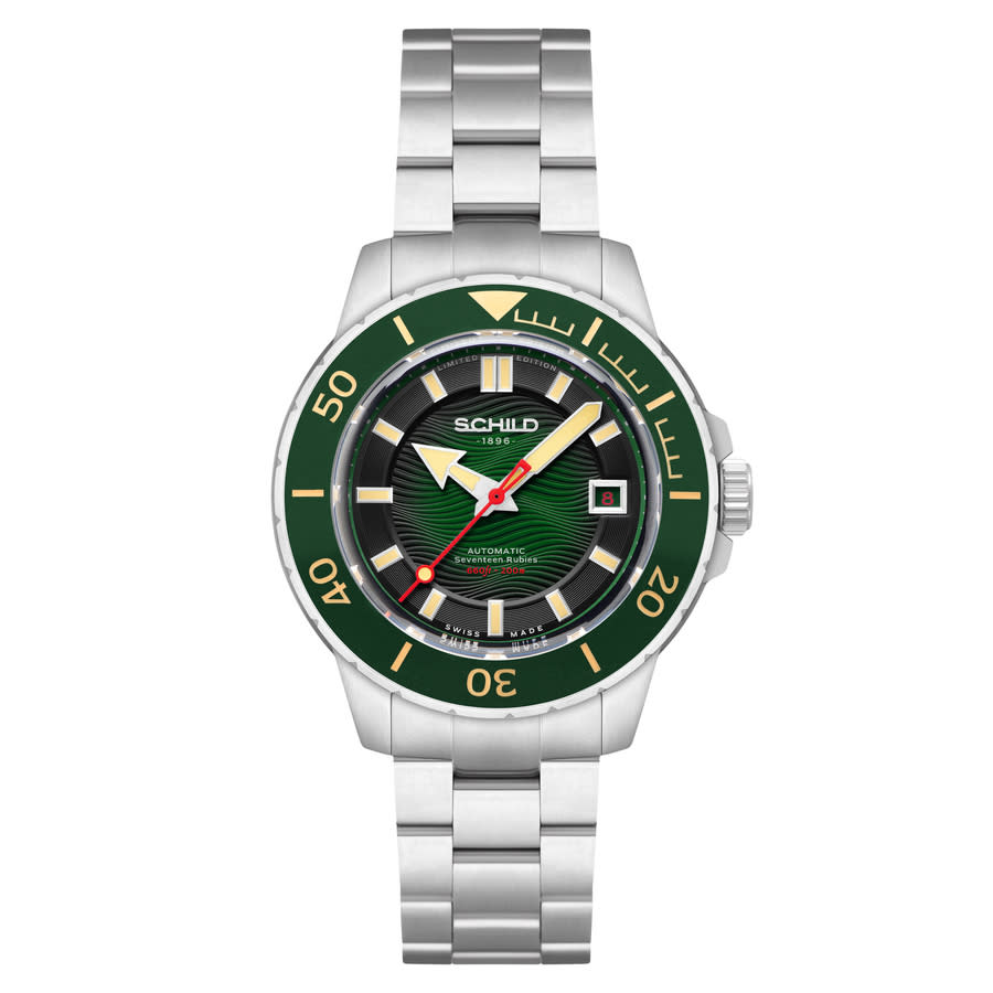 Schild Hermann Automatic Green Dial Mens Watch SC-1016-33