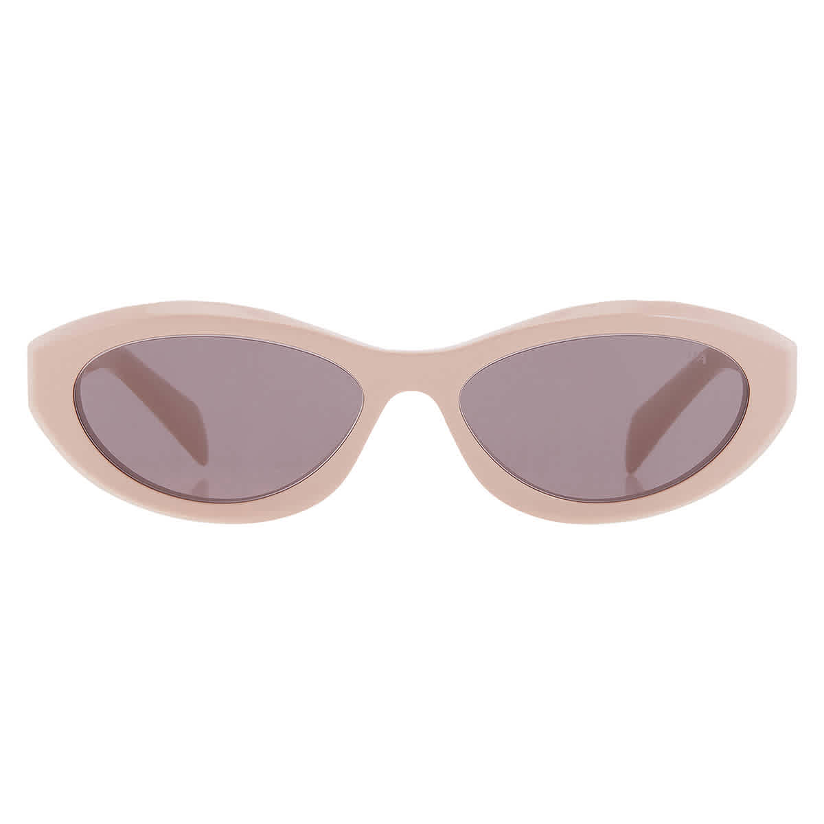 Prada Woman Sunglass PR 26ZS -  Frame color: Powder, Lens color: Dark Purple