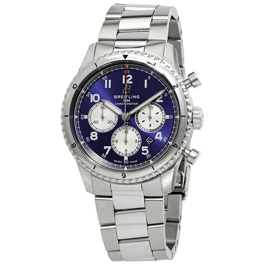 Breitling Navitimer 8 Chronograph Automatic Blue Dial Mens Watch AB0119131C1A1