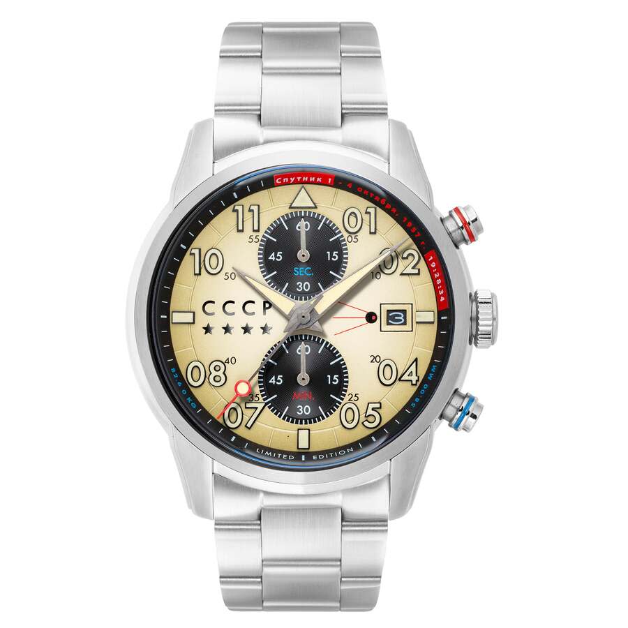 CCCP Sputnik Chronograph Quartz Mens Watch CP-7098-22
