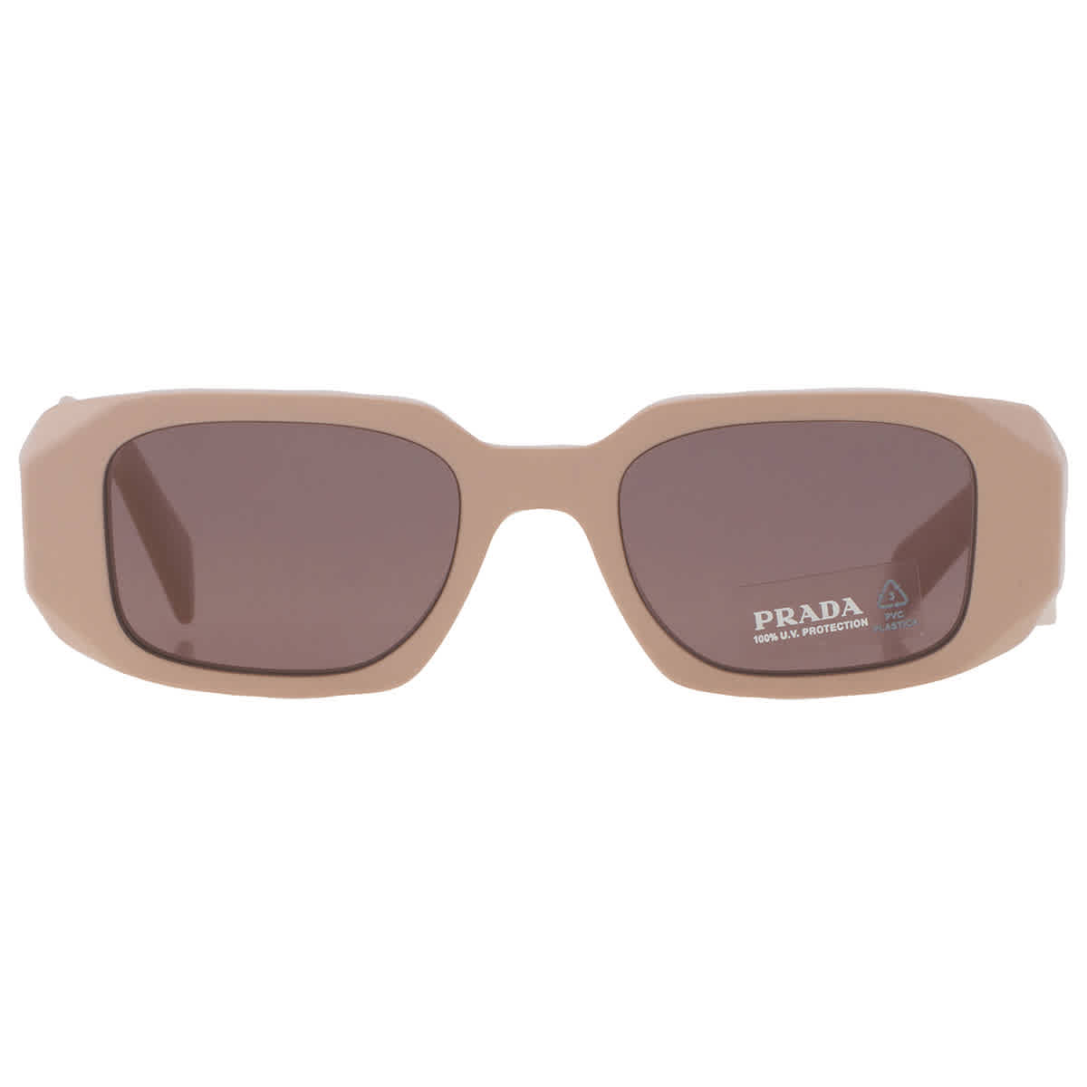 Prada Woman Sunglass PR 17WS - Frame color: Powder, Lens color: Purple Brown